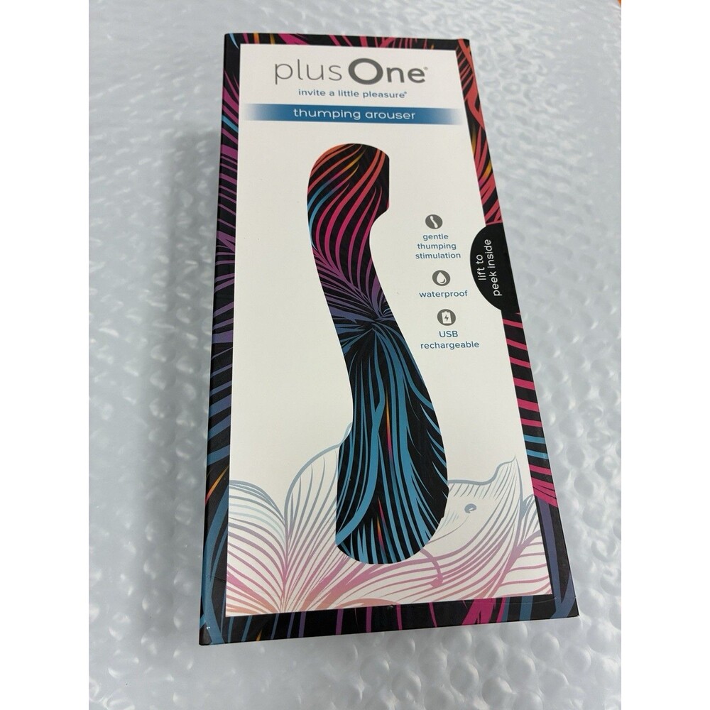 Plus One Personal Thumping Arouser Waterproof USB Rechargeable NEW IN BOX